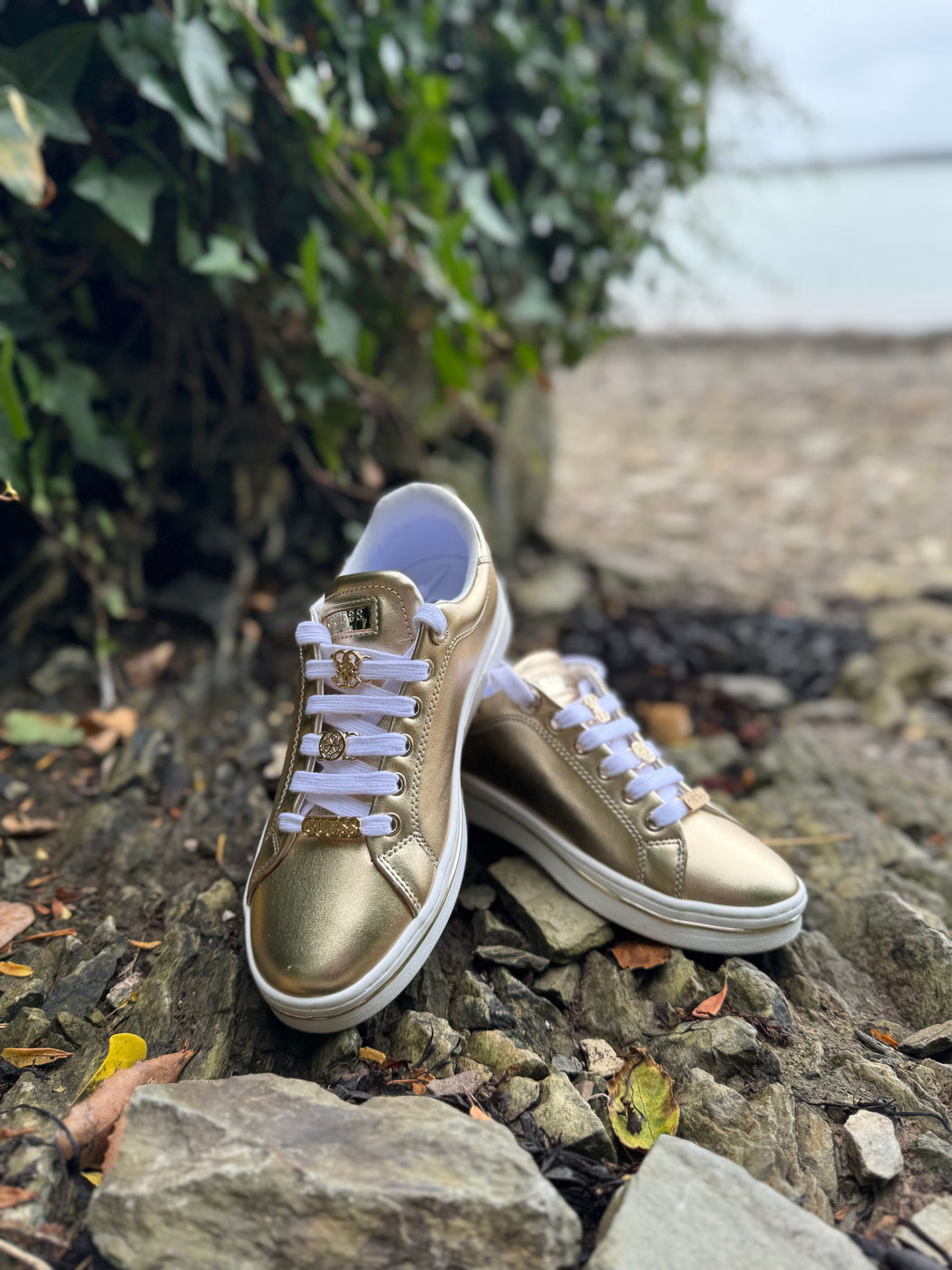 Guess gold sneaker FLTSS3LEL12