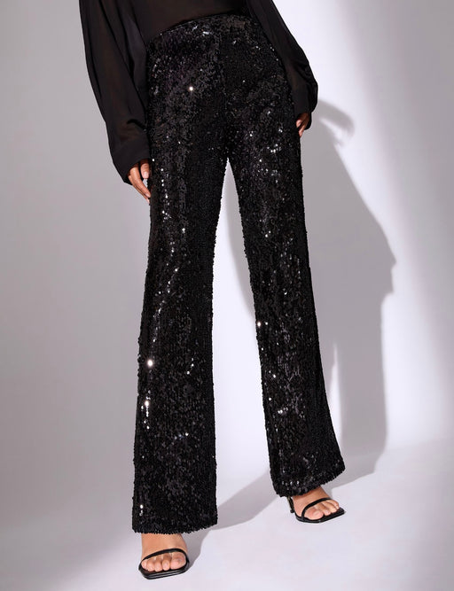 Black sequin trs