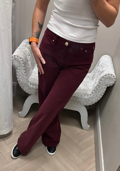 Guess Wine Sexy Palazzo Jeans. W5BA96WFQYB