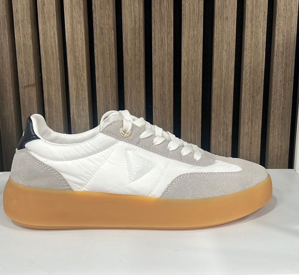 Guess suede insert trainer