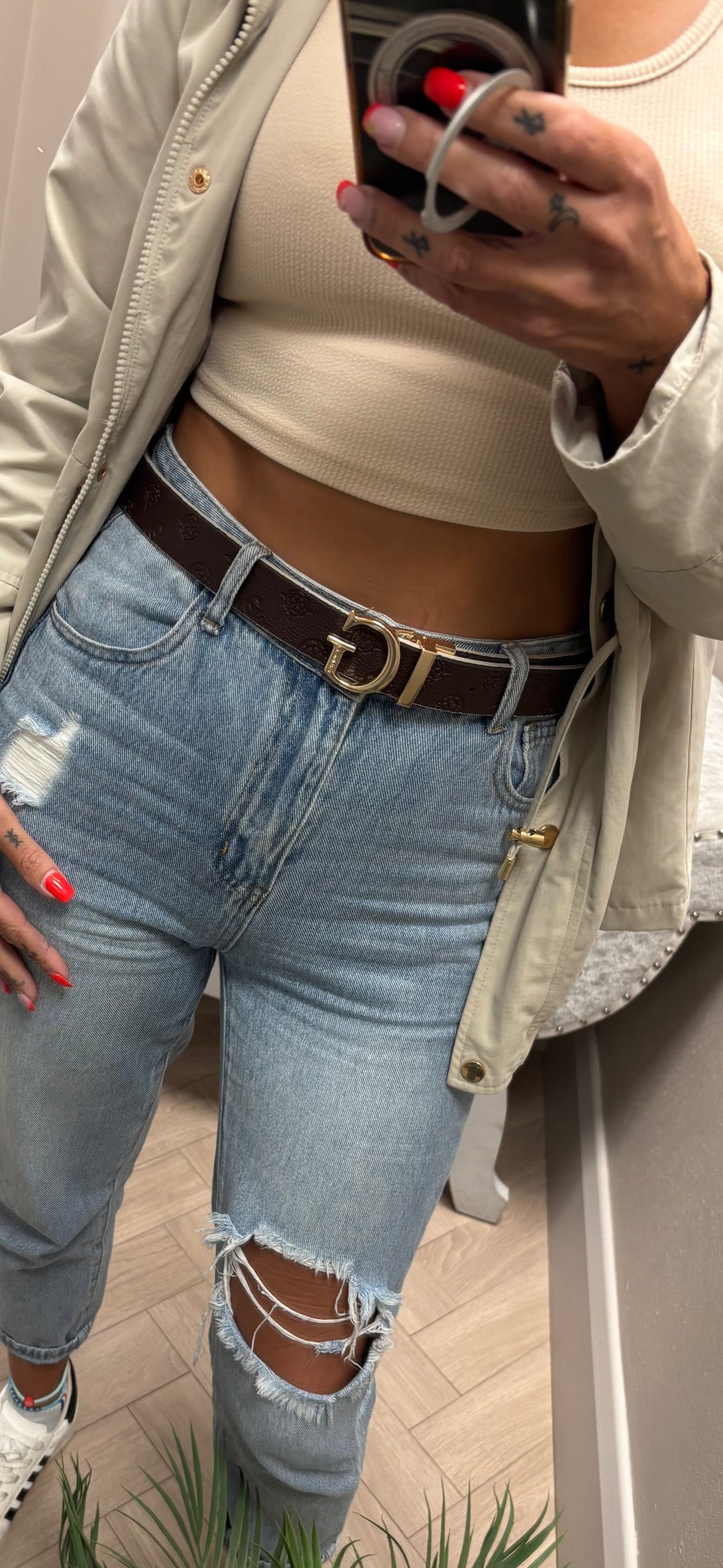 Guess Reversable Logo Belt. BW7861P3430