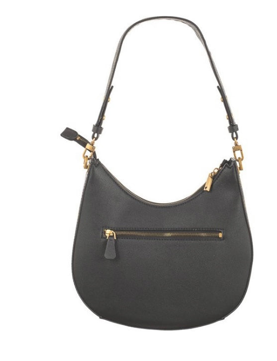 VB899302 Black mocha logo fynna shoulder bag