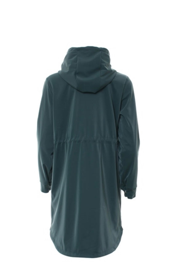 Relax & Renew green Aoife raincoat