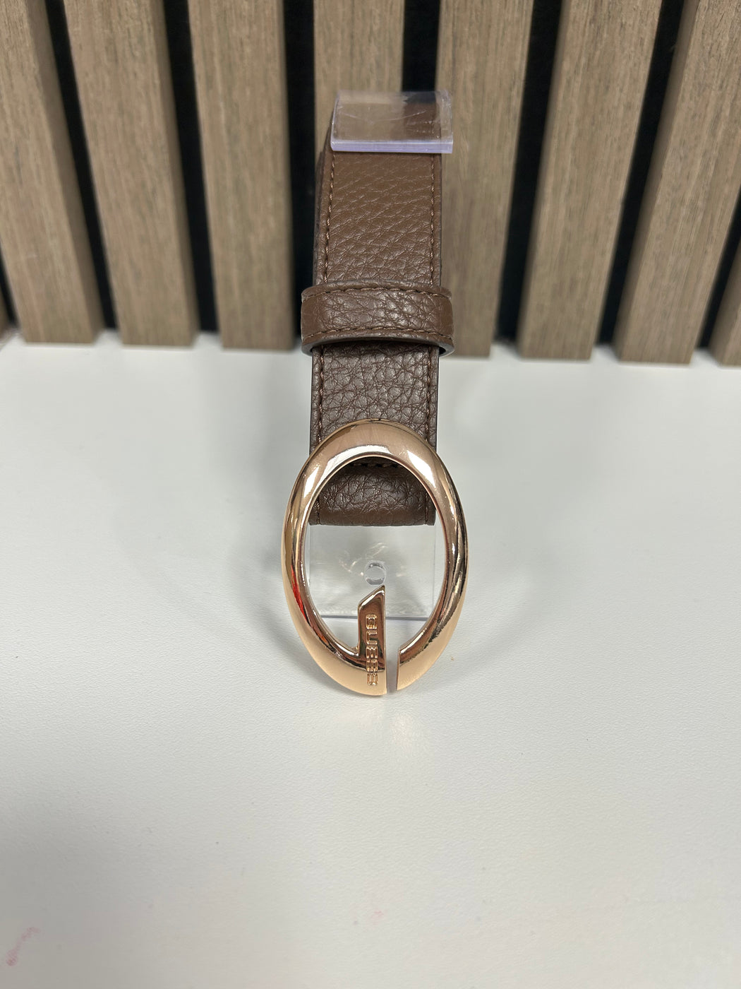 Guess Brown Logo Belt. BW9306P5430