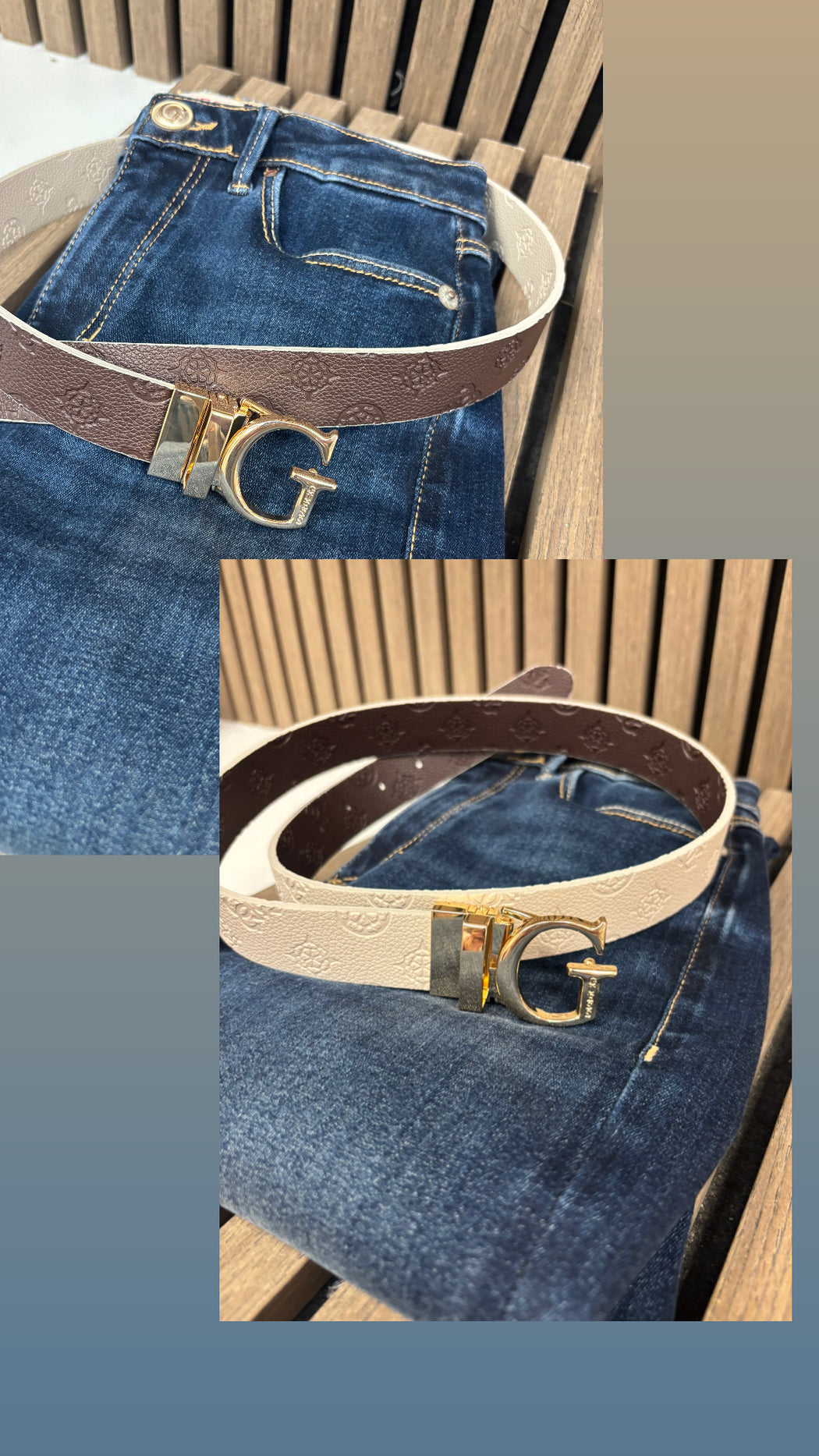 Guess Reversable Logo Belt. BW7861P3430