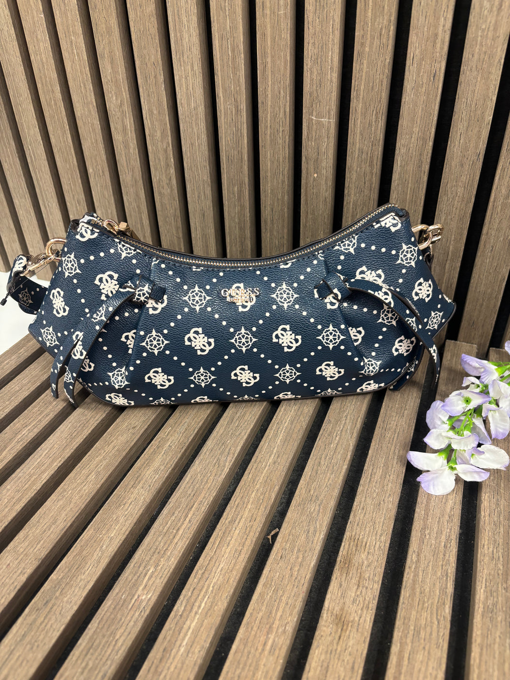 Guess ALLEGRA Blue Logo Bag. GP248918