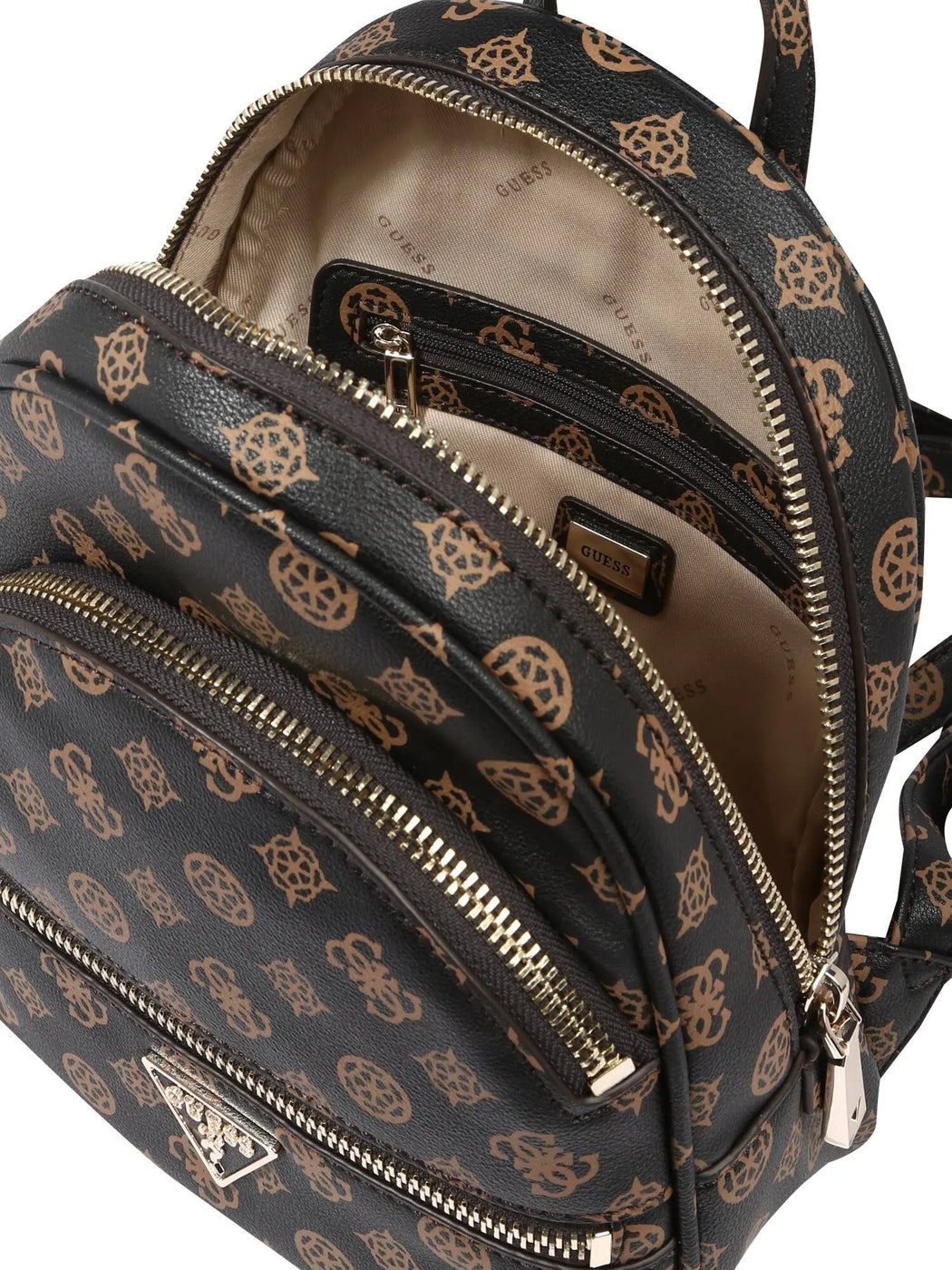 Guess mocha logo Manhattan mini backpack PG699432