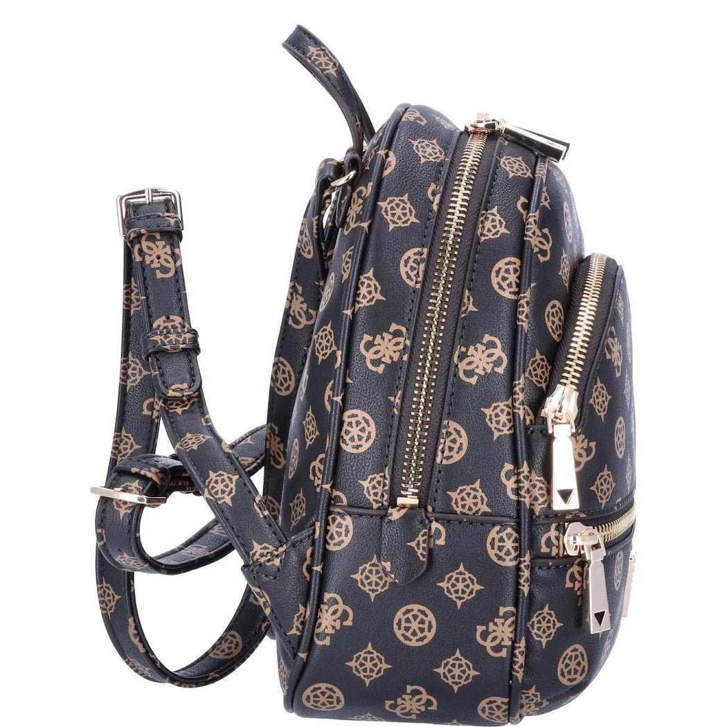 Guess mocha logo Manhattan mini backpack PG699432