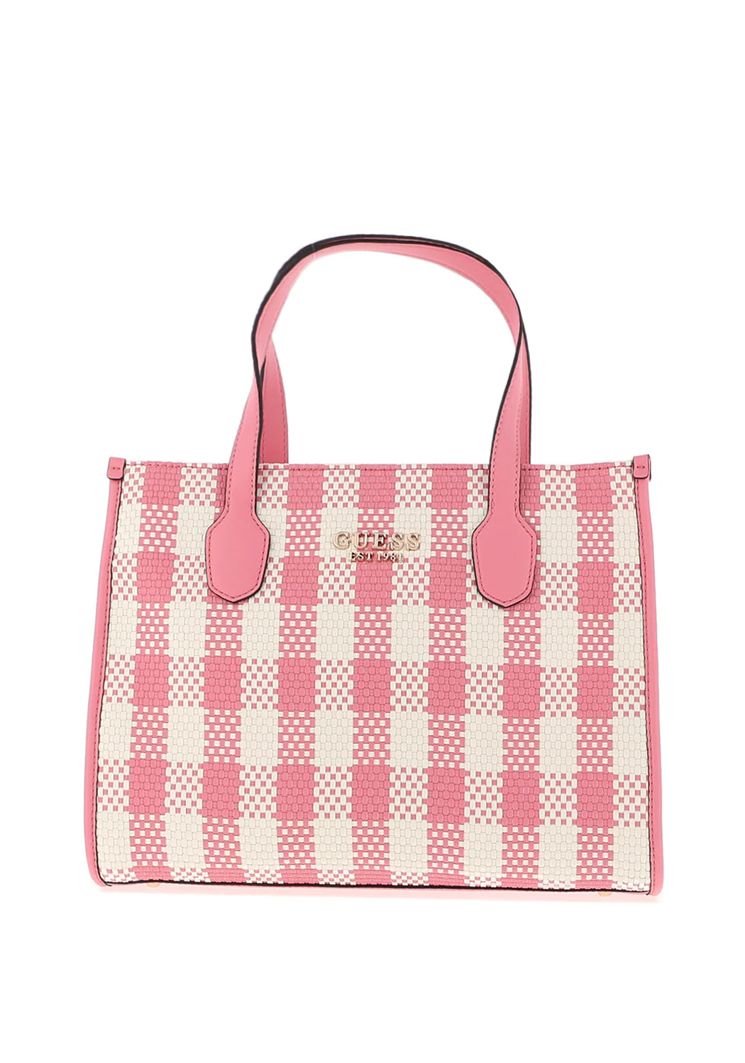 Guess pink multi Silvana tote GG866522