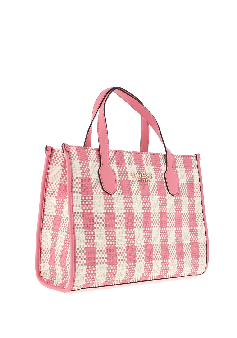 Guess pink multi Silvana tote GG866522