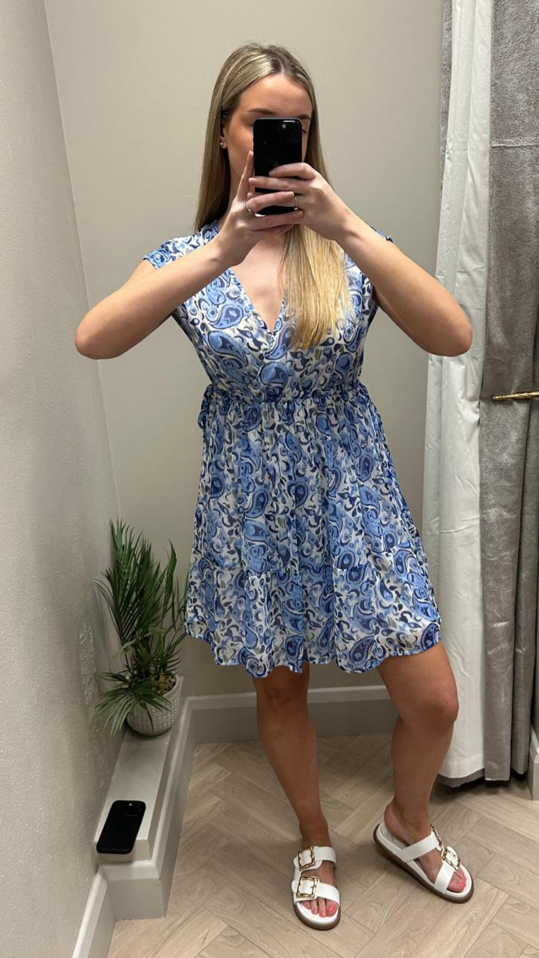 Toly blue dress