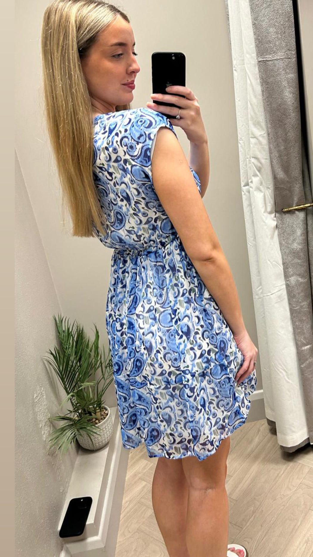 Toly blue dress