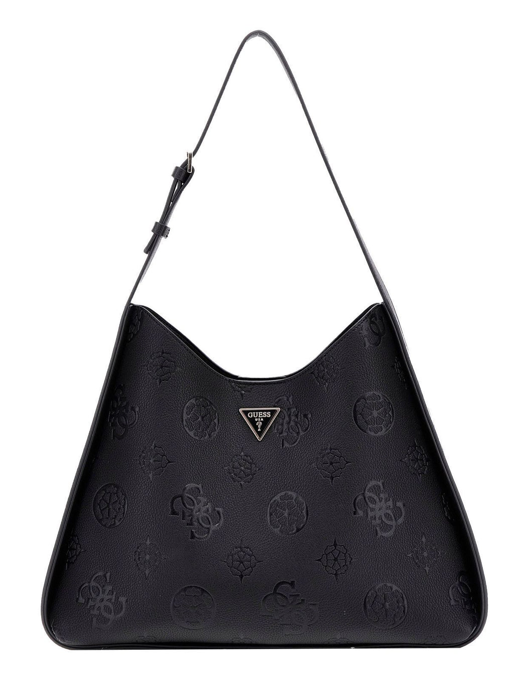 Guess black logo keandra hobo shoulder bag PL932303