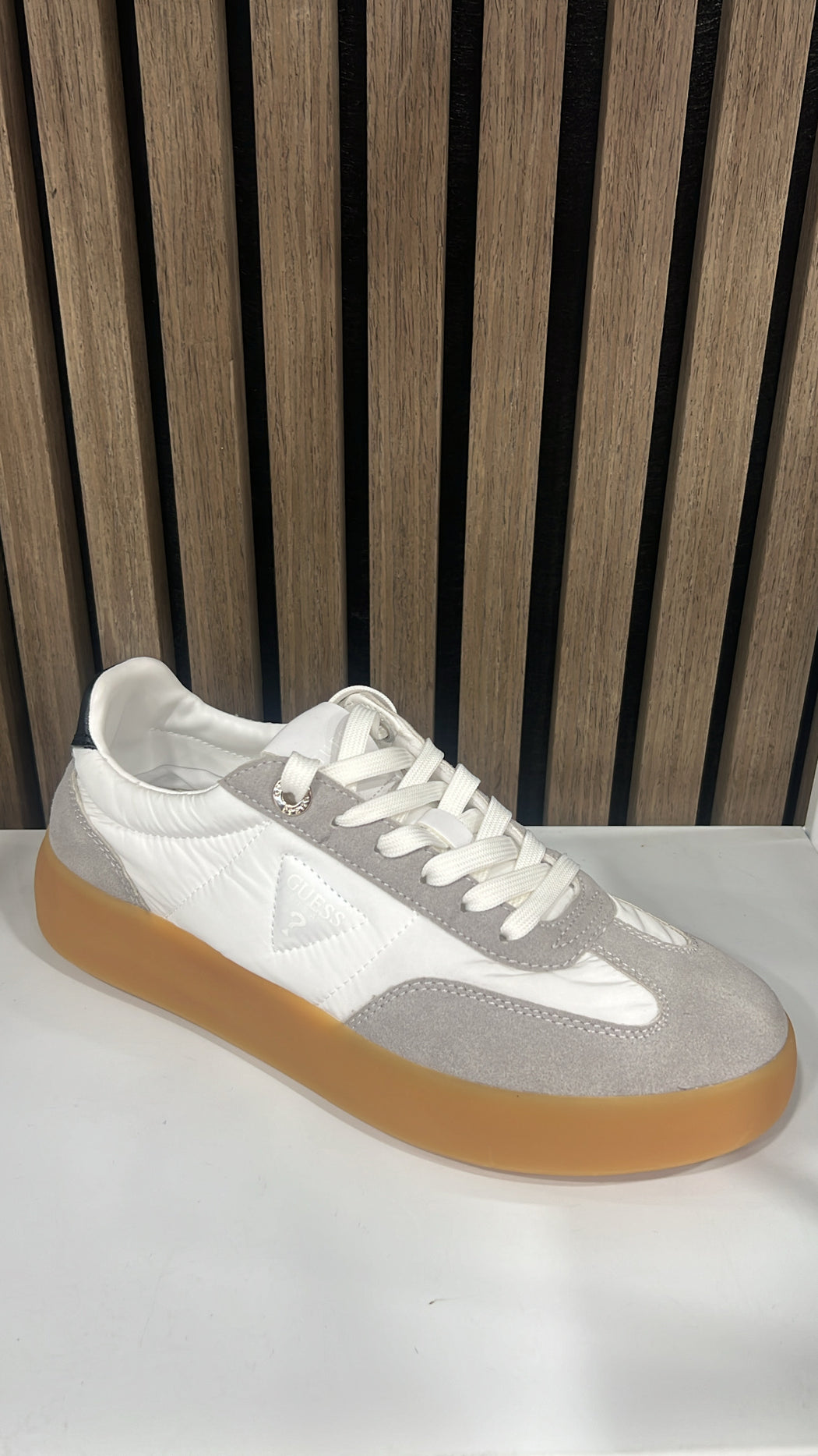 Guess suede insert trainer