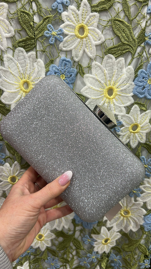 Silver 302 clutch bag