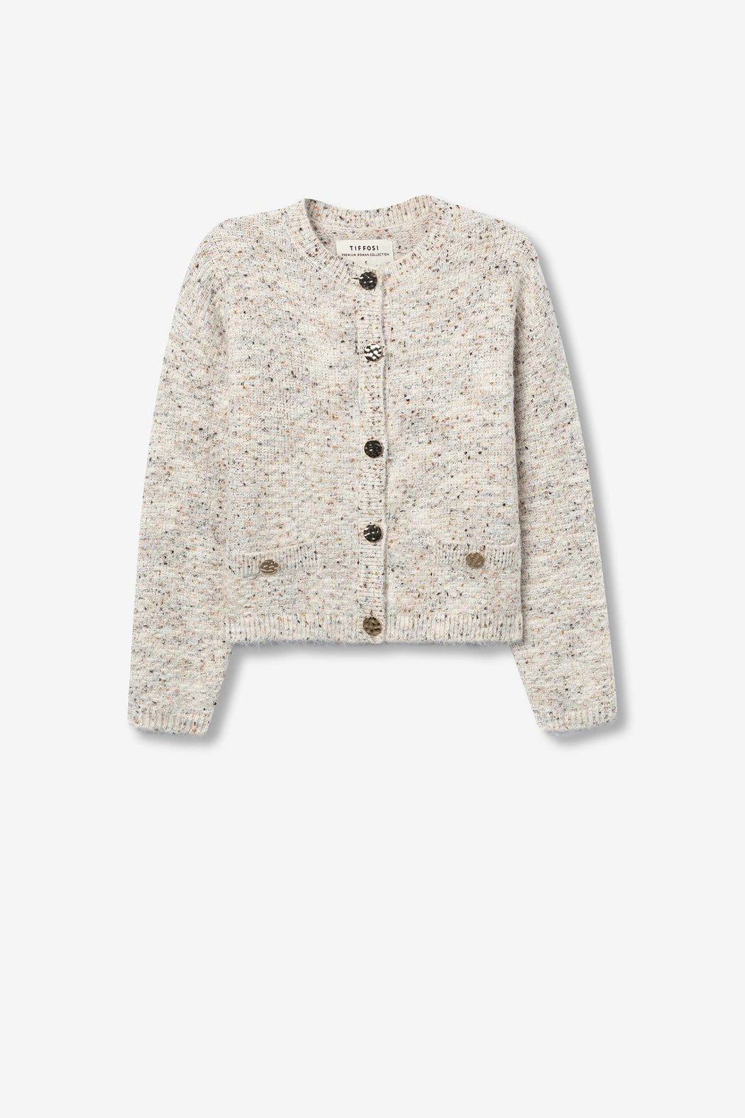 Diadem button cardi