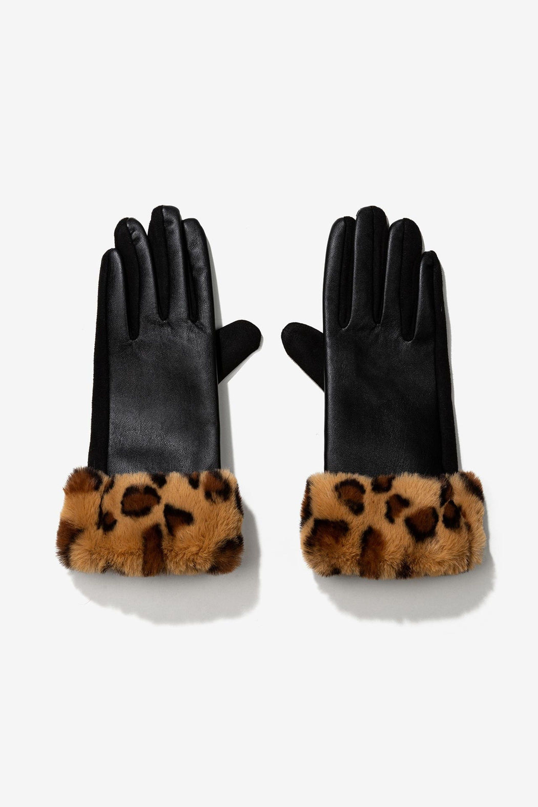Alexia leopard gloves