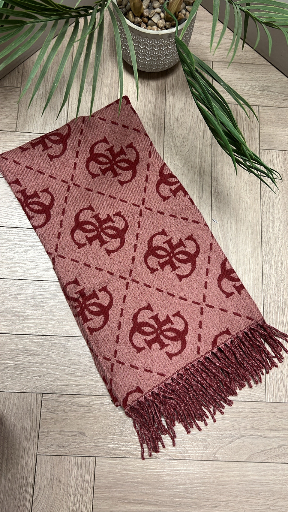 Nolana wine 4G logo scarf aw5217vis03
