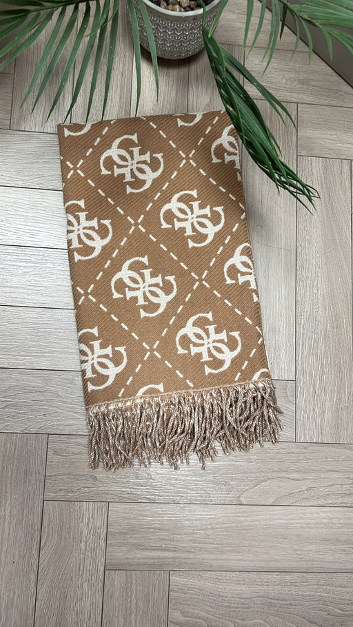 Nolana beige 4G logo scarf aw5217vis03