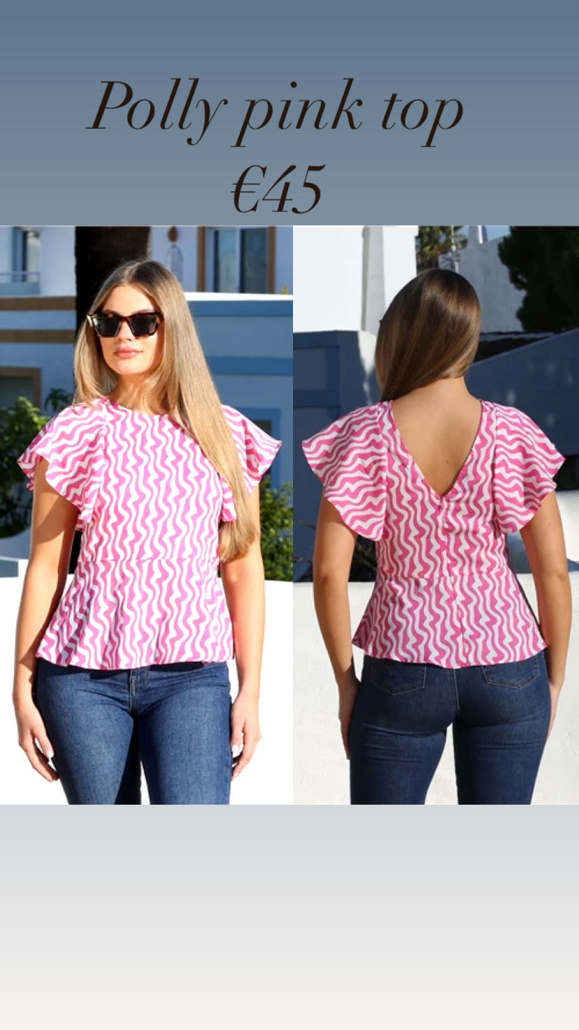 Polly pink top