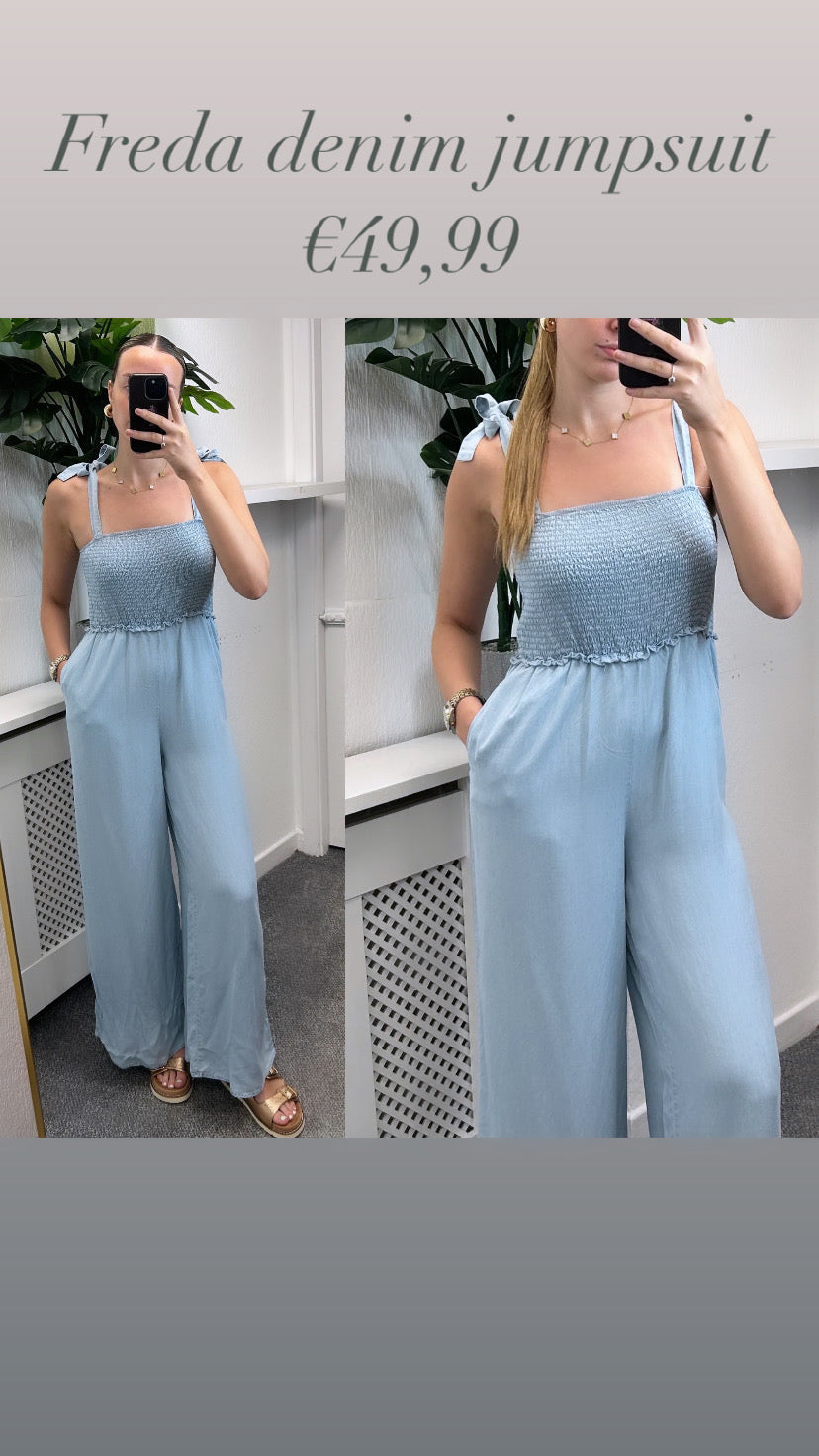 Freda denim jumpsuit