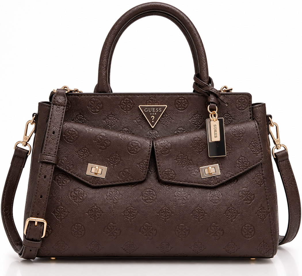 Guess brown logo Blake bag pd222207