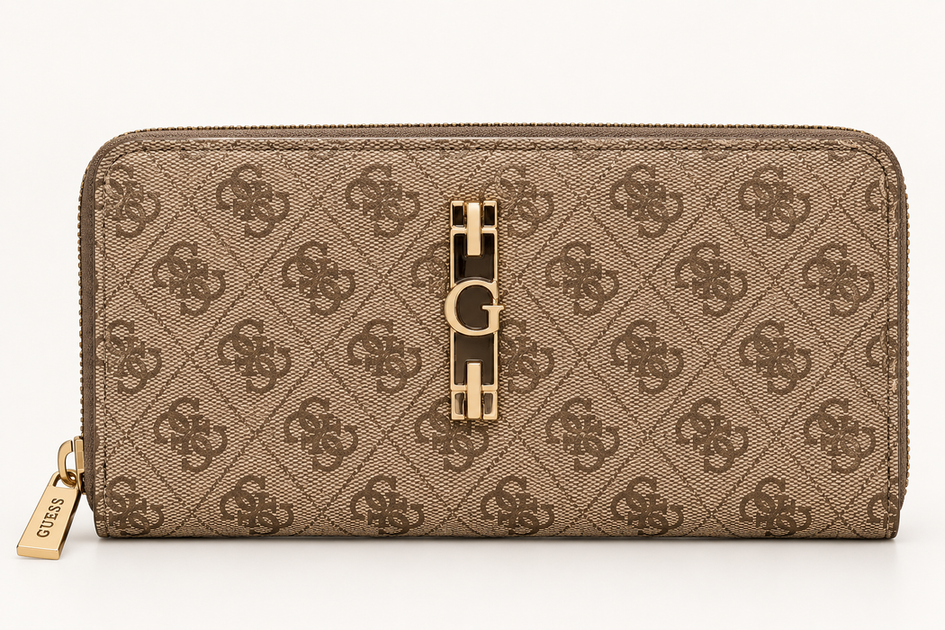Guess YVONNE latte LOGO SLG SG2378146