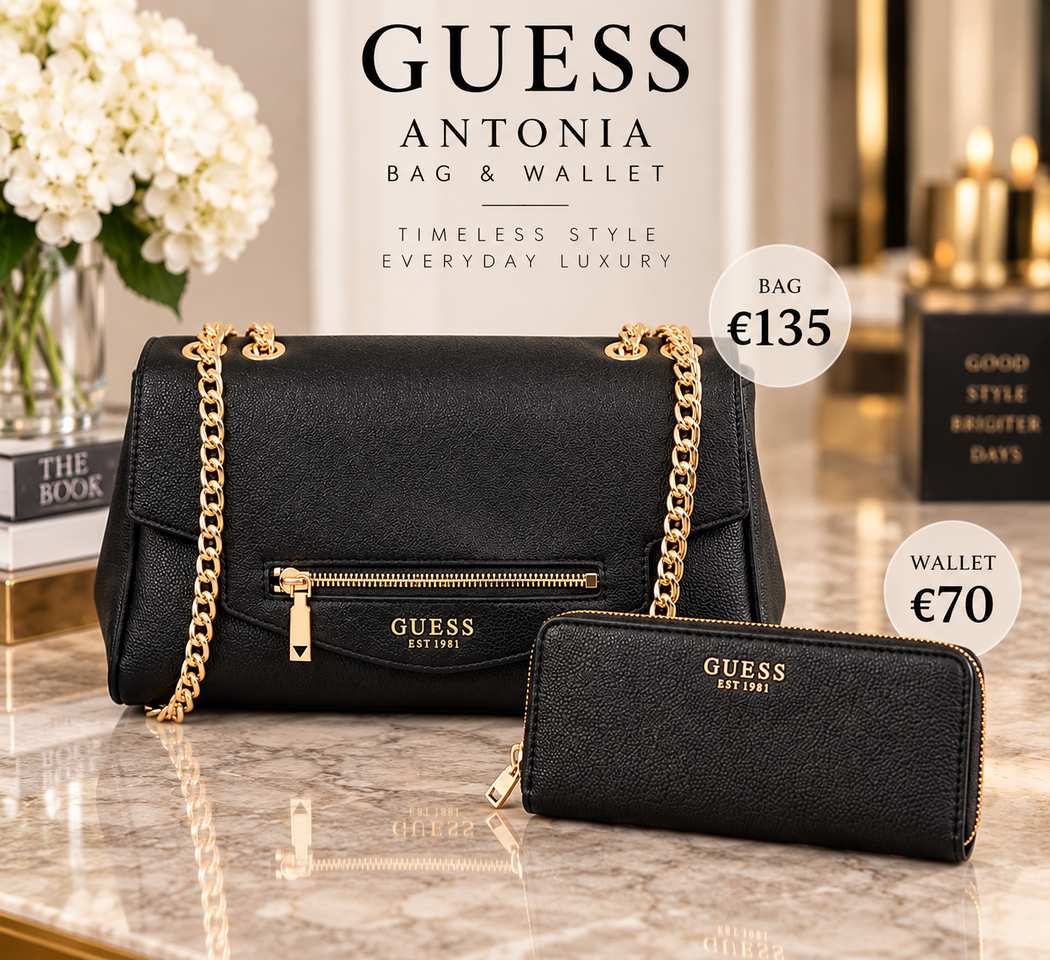 Guess black convertible strap crossbody/ shoulder Antonia bg218321