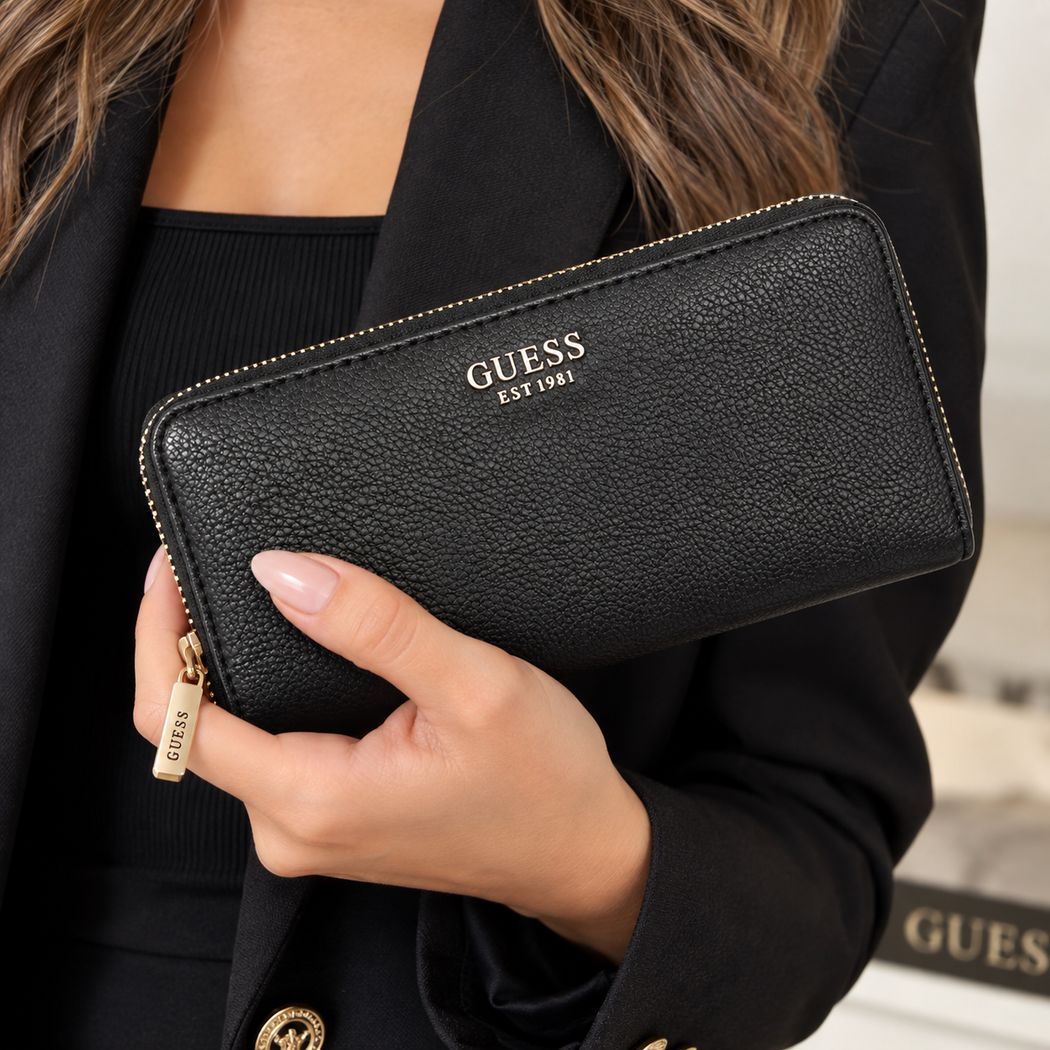 Guess melody black wallet bg9735146
