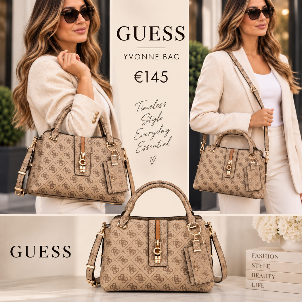 Guess Yvonne latte  logo sg237806