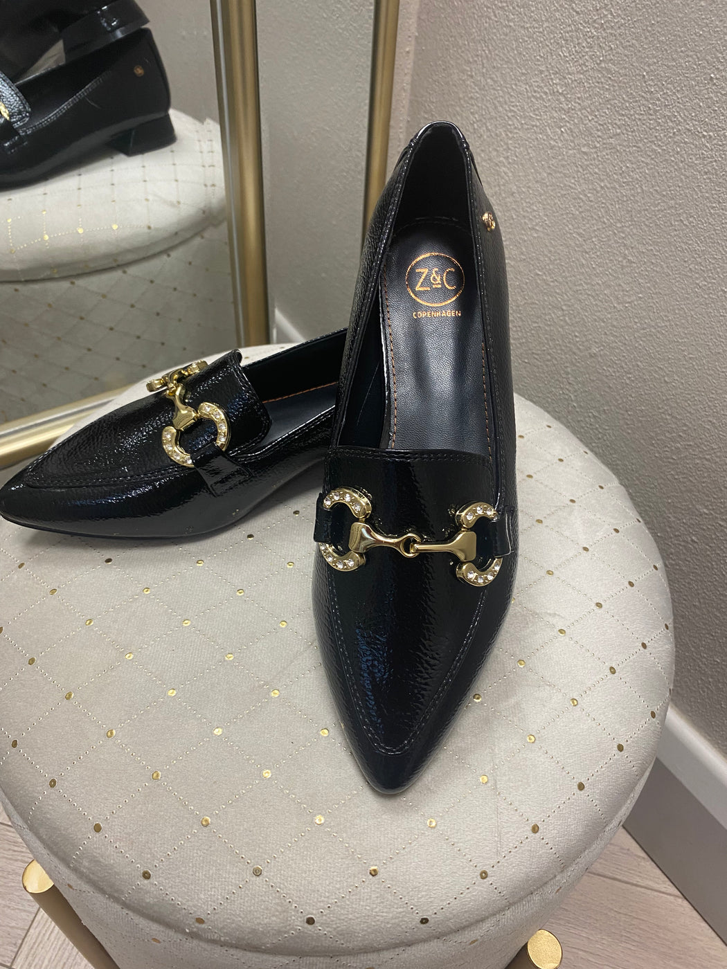 Dalat one Ink Glaze pointed loafer