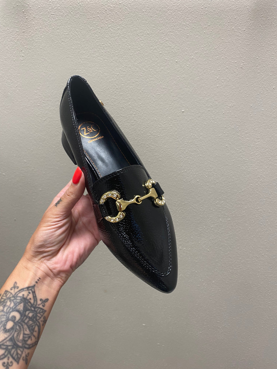 Dalat one Ink Glaze pointed loafer