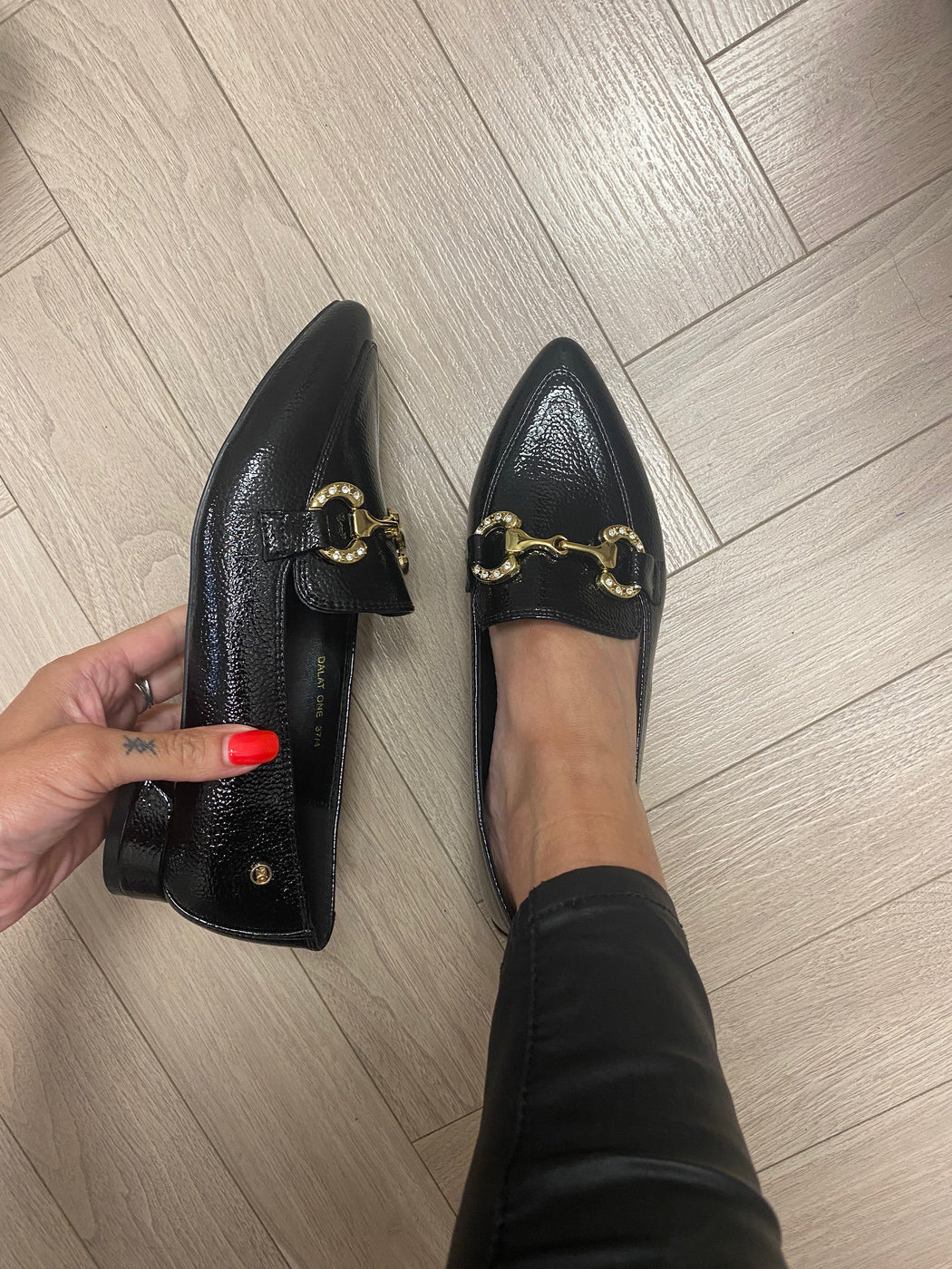 Dalat one Ink Glaze pointed loafer
