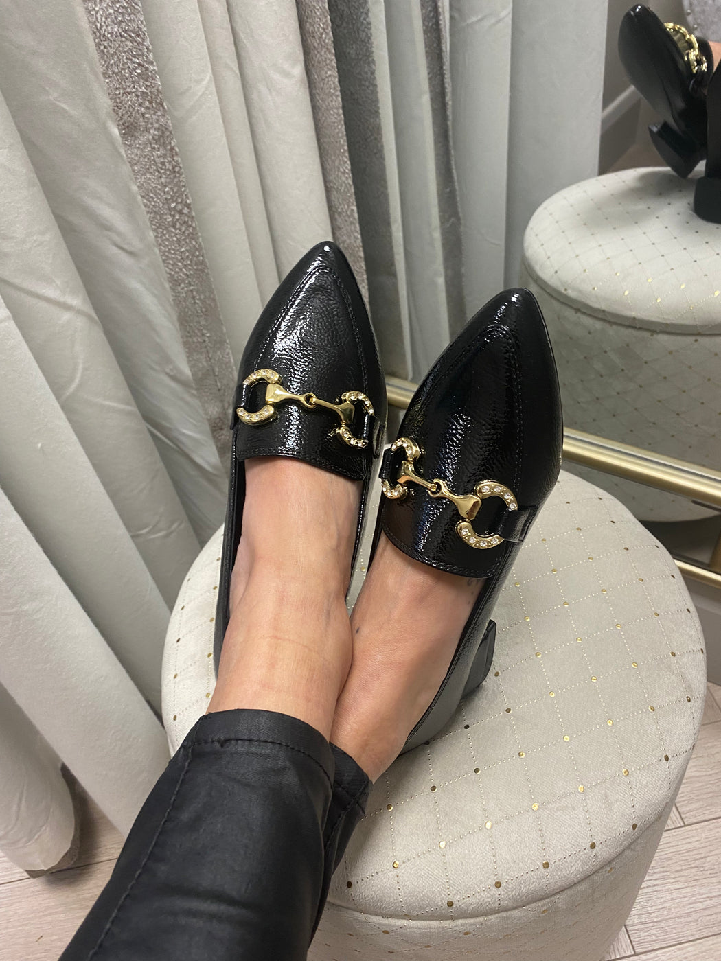 Dalat one Ink Glaze pointed loafer