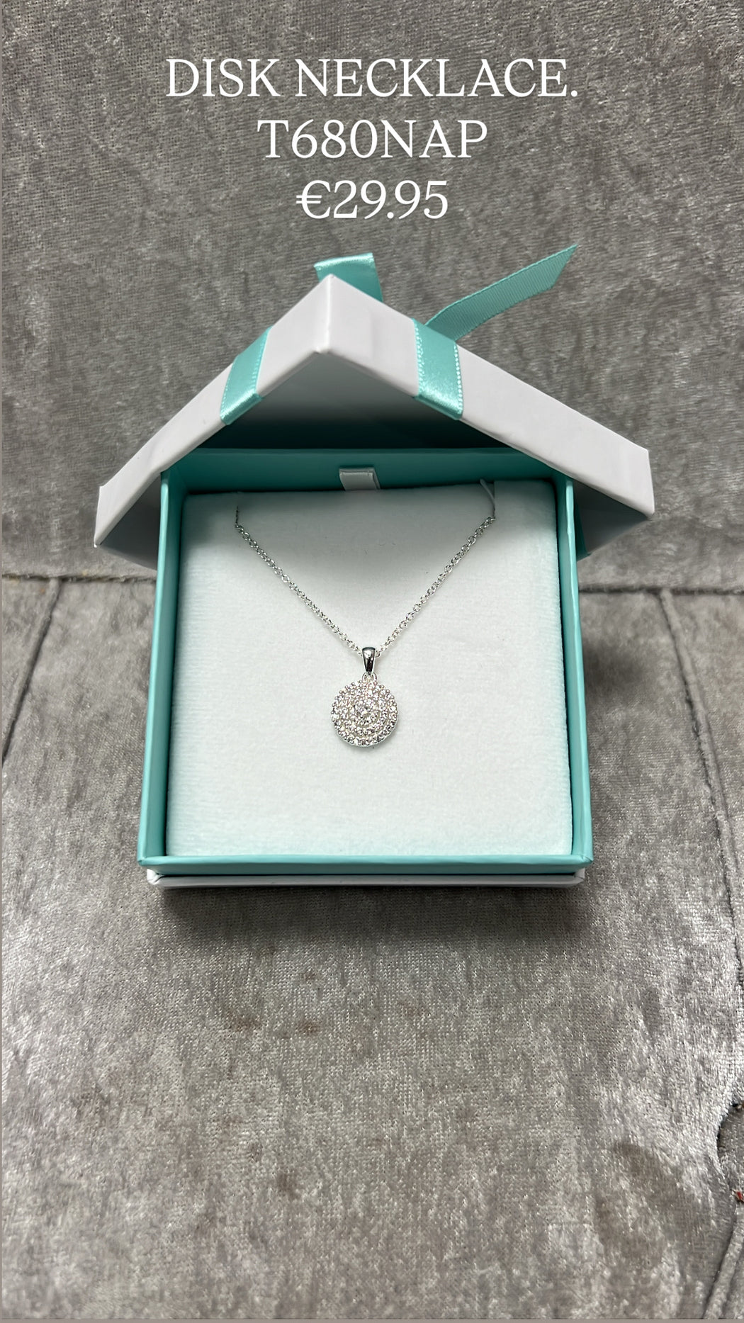 DISC NECKLACE. T680NAP