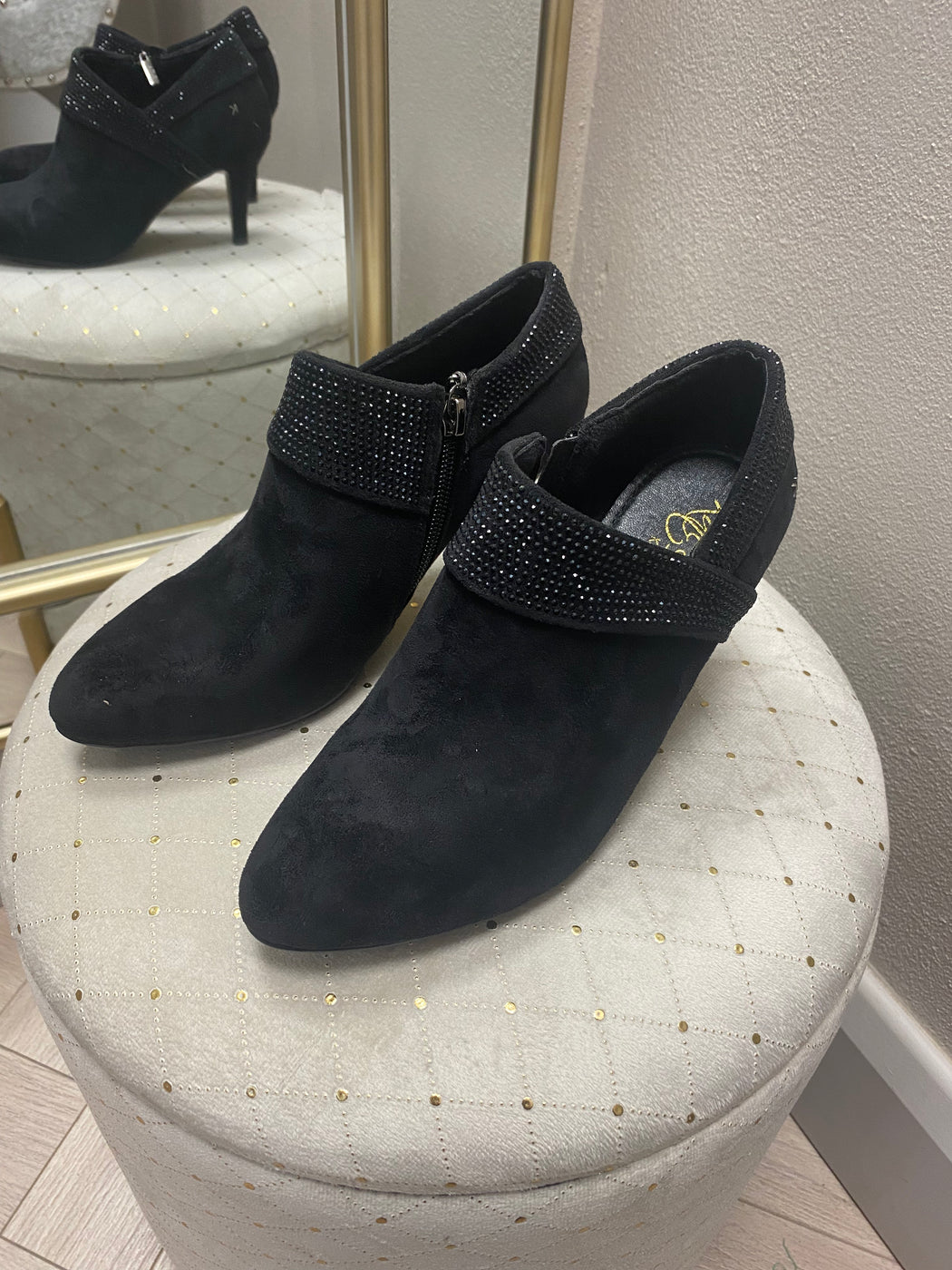Blaina schwarz sparkle boot