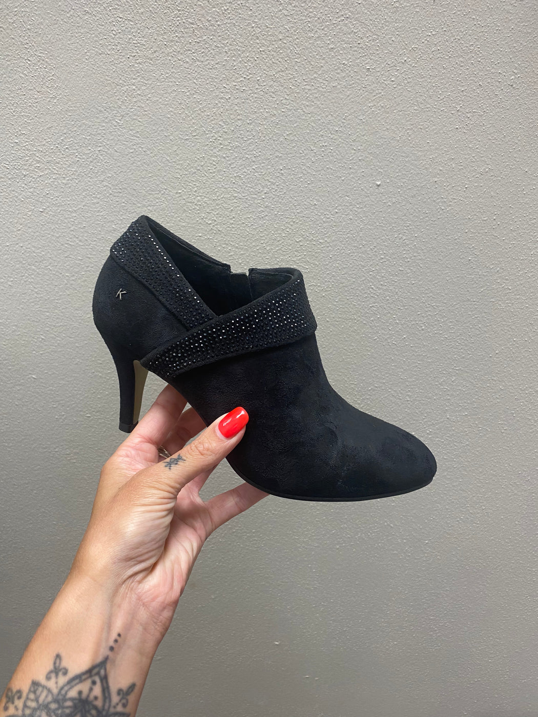 Blaina schwarz sparkle boot