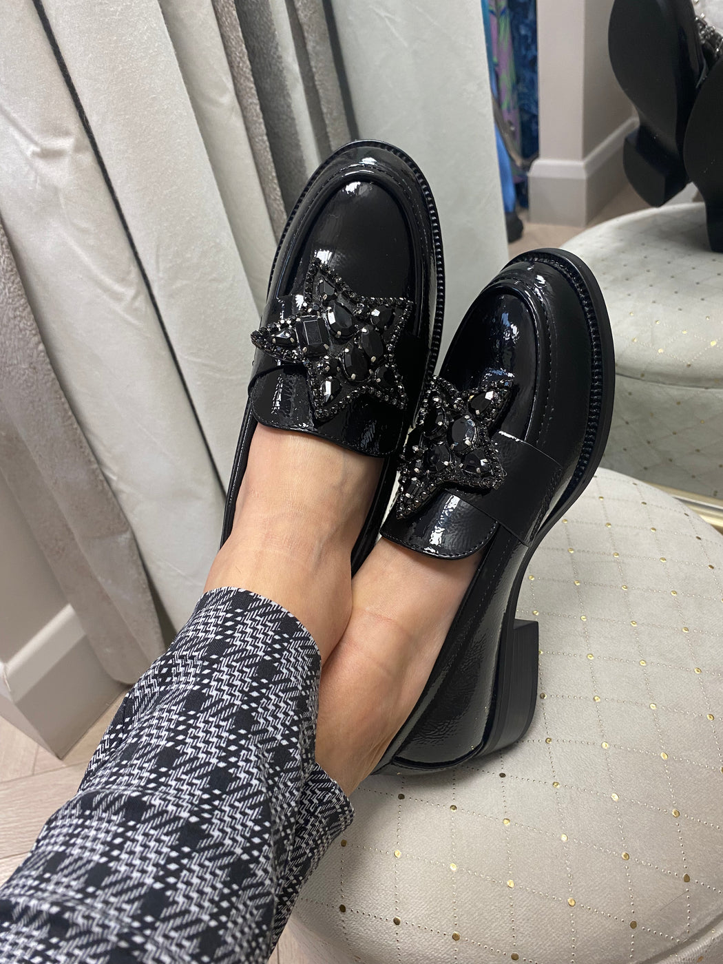 Afyon one ink star loafer