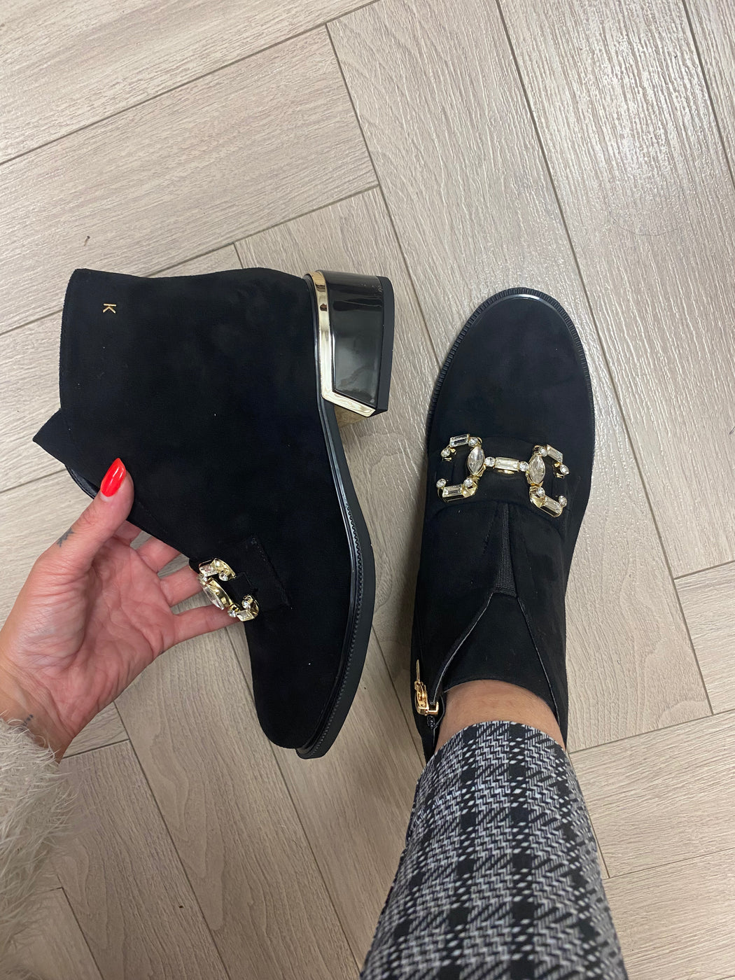 Caldicot Schwarz ankle boot