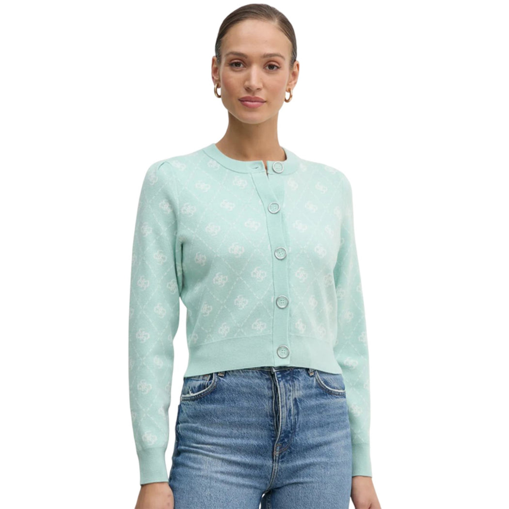 Guess Sarah mint cardi W4BR0DZ3JD2