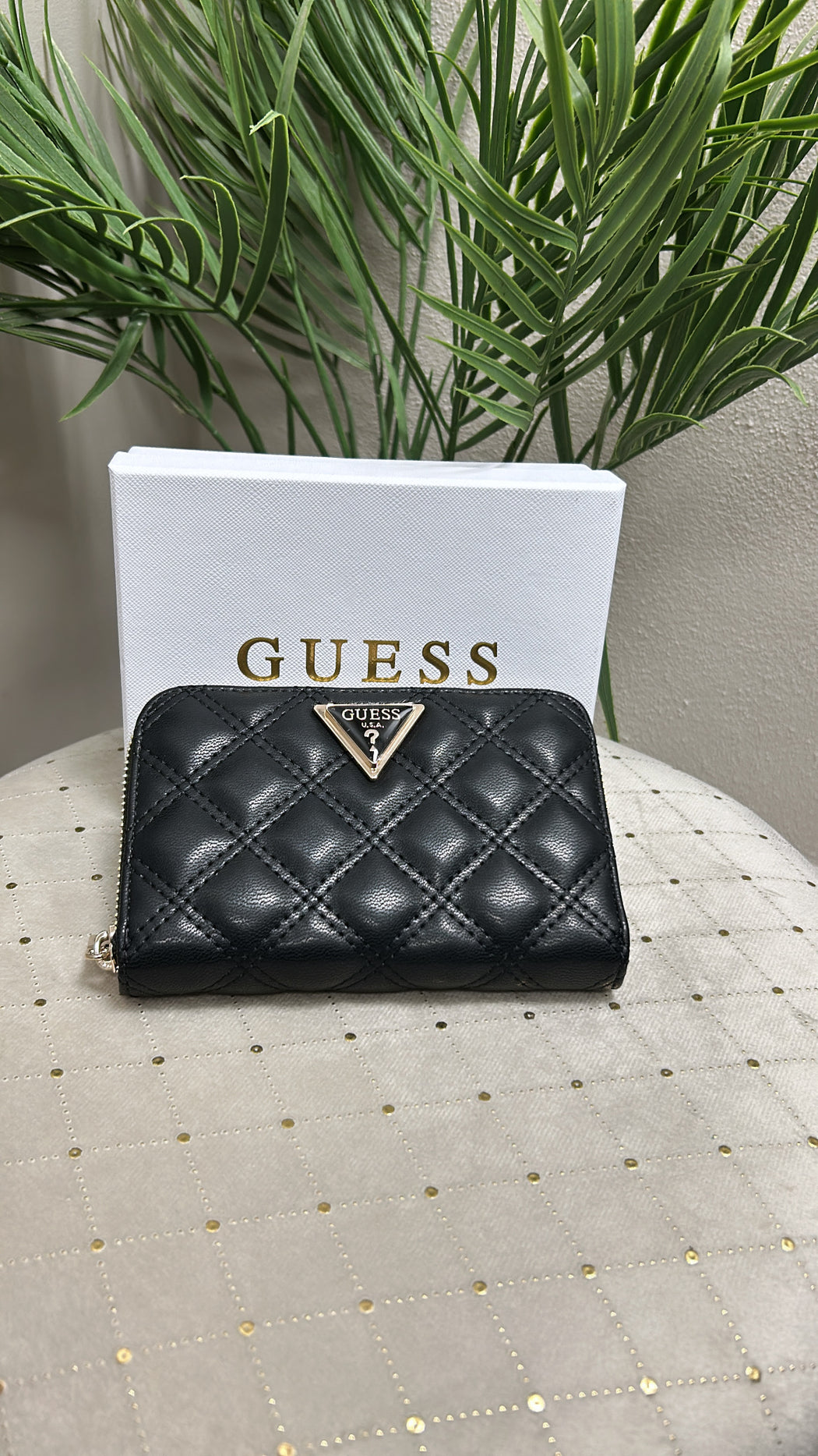 Qg8748140 guess black giully medium wallet