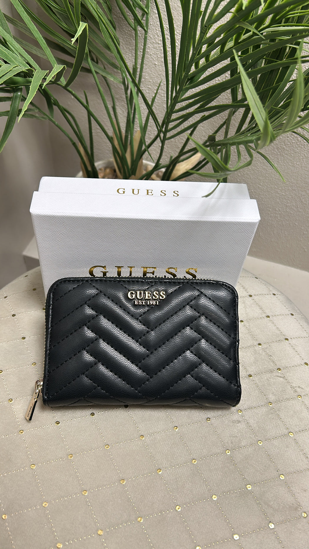 QG9508140 Guess ANNING Black Wallet