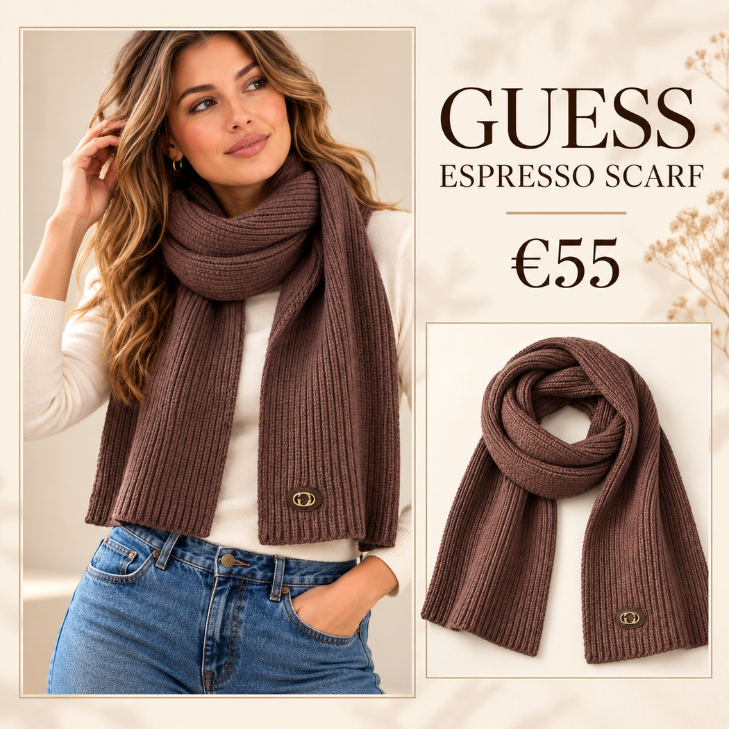 Guess espresso scarf AW5639POL03 - ESP