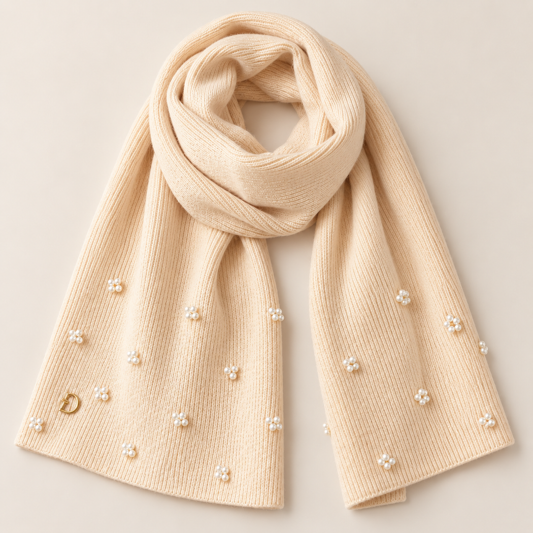 Guess cream pearl scarf AW5636VIS03 - OFF