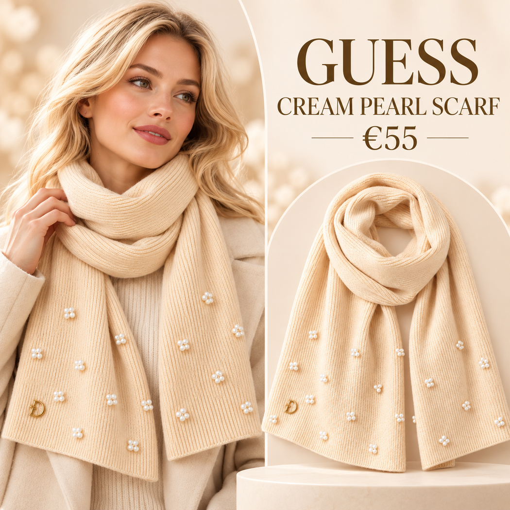 Guess cream pearl scarf AW5636VIS03 - OFF