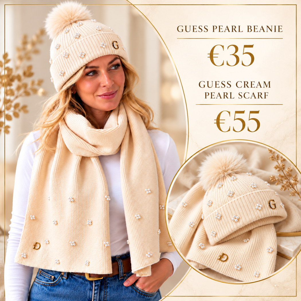 Guess cream pearl scarf AW5636VIS03 - OFF