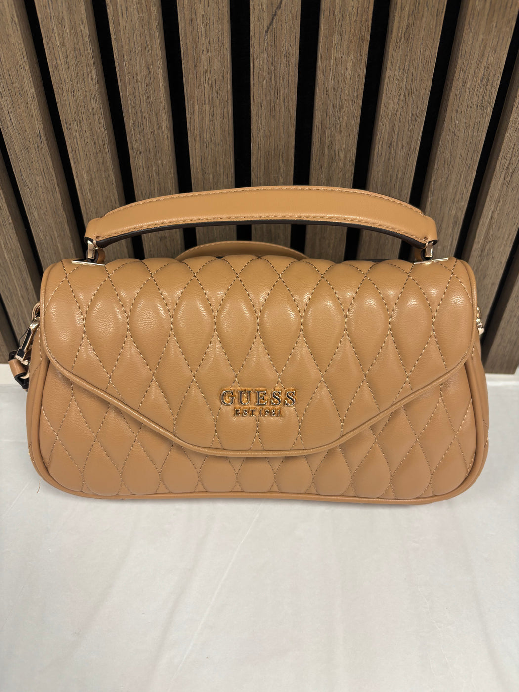 Guess Beige VALLA Bag. QG812220