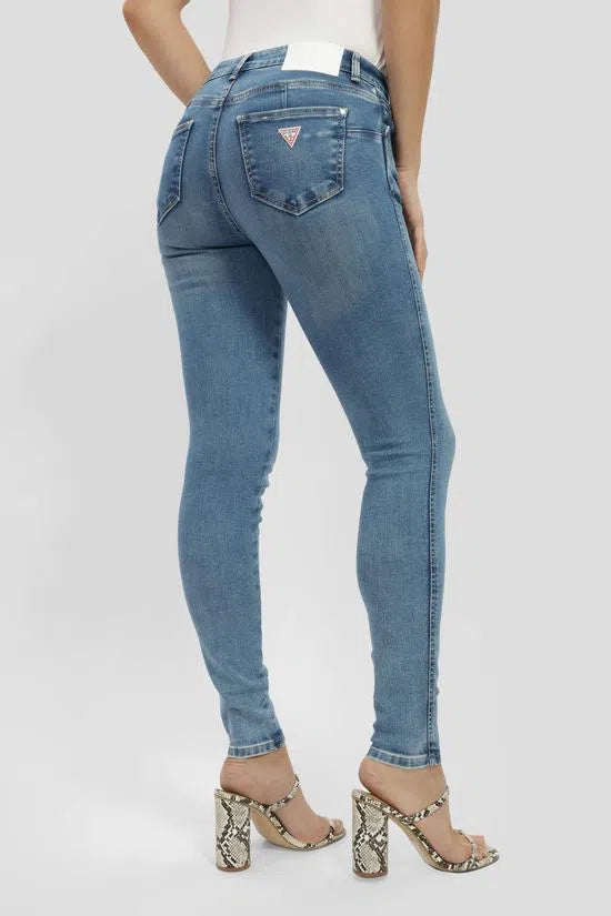 Guess W3YAJ2D52F2 skinny mid rise curve x jeans slar