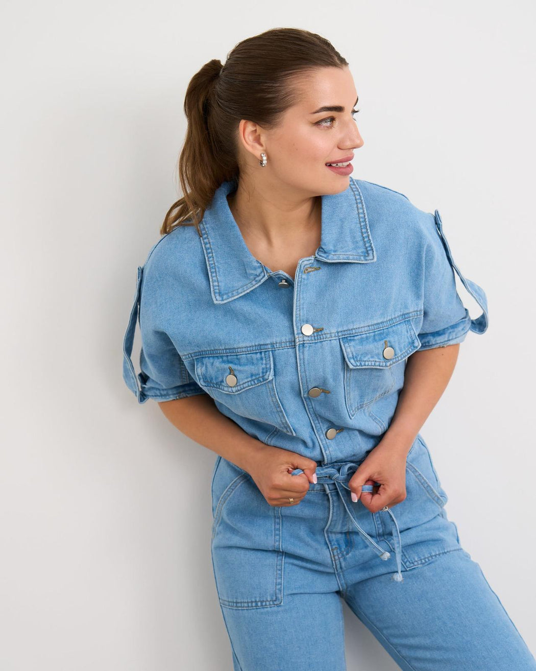 Suri denim jumpsuit