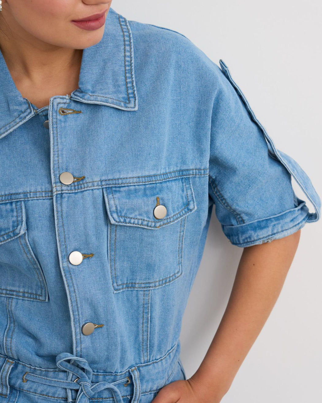 Suri denim jumpsuit